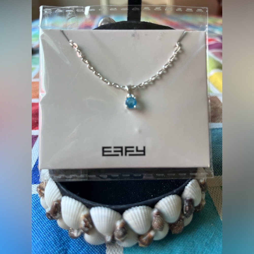 🩵 EFFY AQUA STONE NECKLACE 🩵 NWOT 🩵